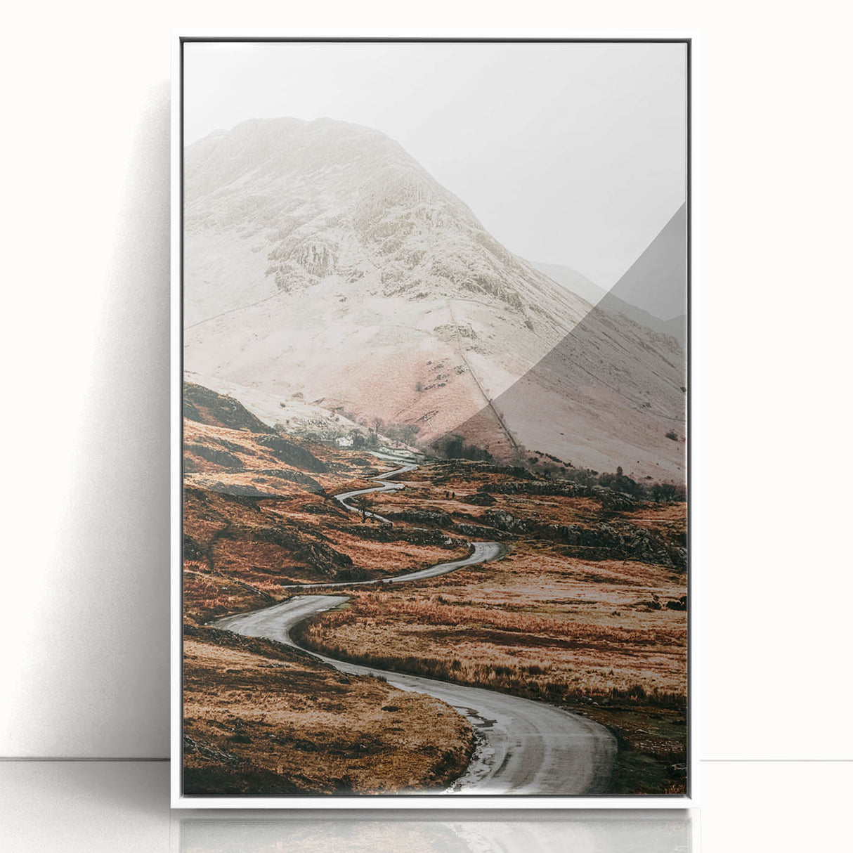 Farmhouse Wall Art – Serene Mountain Road for Rustic Country Decor