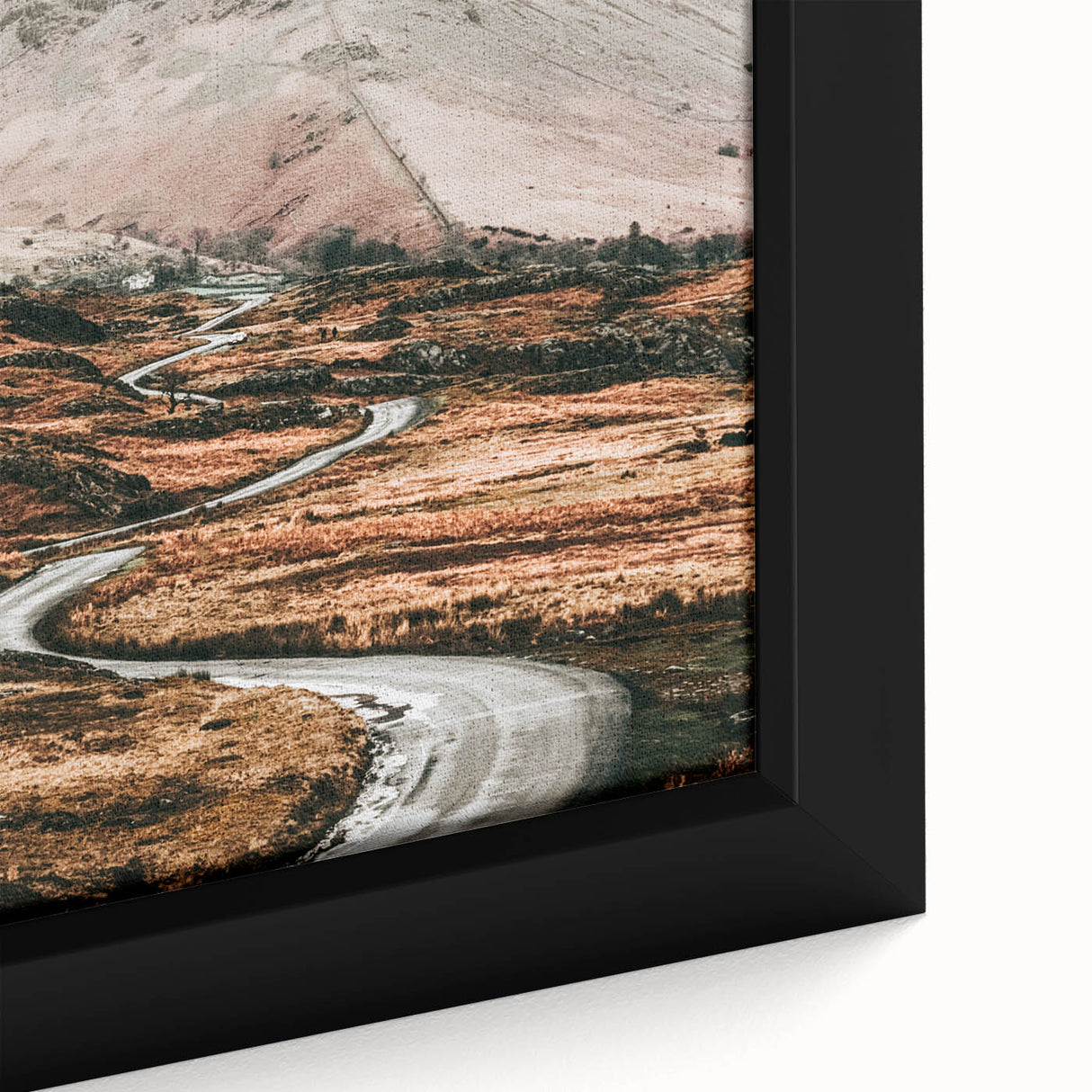 Farmhouse Wall Art – Serene Mountain Road for Rustic Country Decor
