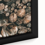 Farmhouse Wall Art – Rustic Wood Log Decor for Country Style Homes