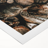 Farmhouse Wall Art – Rustic Wood Log Decor for Country Style Homes