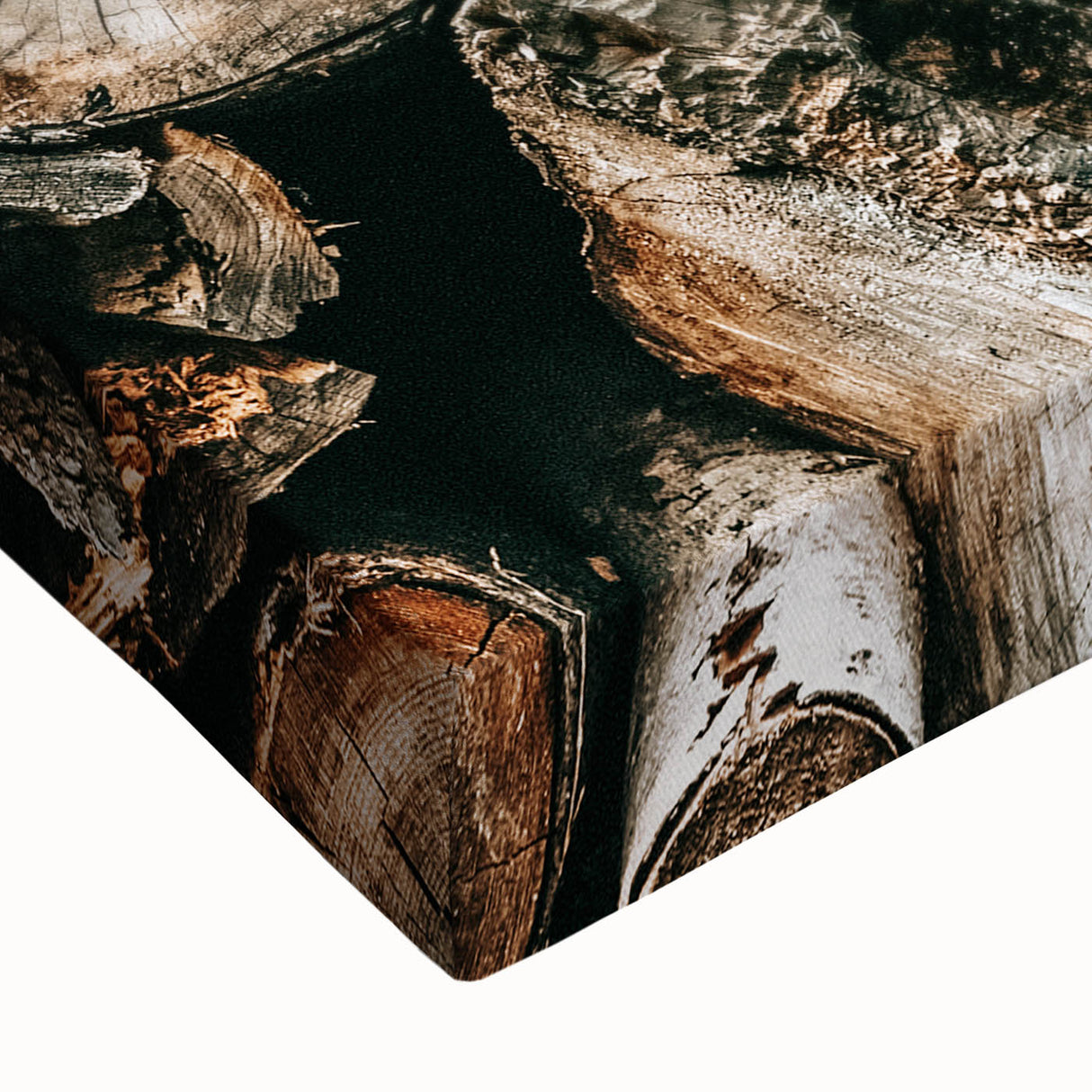 Farmhouse Wall Art – Rustic Wood Log Decor for Country Style Homes