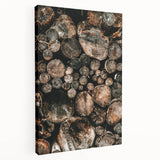 Farmhouse Wall Art – Rustic Wood Log Decor for Country Style Homes