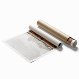 Farmhouse Wall Art – Rustic Cabin and Mountain Scene for Country Decor