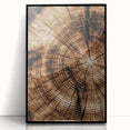 Rustic Farmhouse Wall Art – Wood Grain Tree Rings for Country Decor