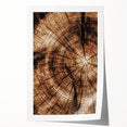 Rustic Farmhouse Wall Art – Wood Grain Tree Rings for Country Decor