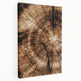 Rustic Farmhouse Wall Art – Wood Grain Tree Rings for Country Decor