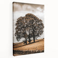 Farmhouse Wall Art – Majestic Trees in Rustic Country Landscape