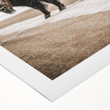 Farmhouse Wall Art – Majestic Bison in Winter Landscape for Rustic Homes