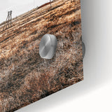 Farmhouse Wall Art – Wind Turbines in Open Field for Modern Rustic Decor