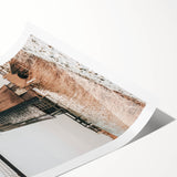 Farmhouse Wall Art – Rustic Windmill in Snowy Landscape for Country Decor