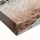 Farmhouse Wall Art – Rustic Windmill in Snowy Landscape for Country Decor