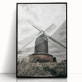 Farmhouse Wall Art – Classic Windmill with Dramatic Sky for Rustic Decor