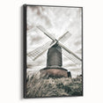 Farmhouse Wall Art – Classic Windmill with Dramatic Sky for Rustic Decor