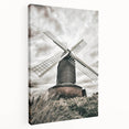 Farmhouse Wall Art – Classic Windmill with Dramatic Sky for Rustic Decor