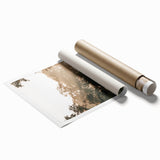 Farmhouse Wall Art – Serene Misty Countryside House for Rustic Decor