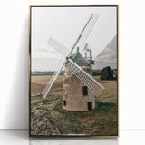 Farmhouse Wall Art – Classic Windmill in Rural Landscape for Rustic Decor