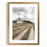 Farmhouse Wall Art – Rustic Path to Barn for Country Style Decor
