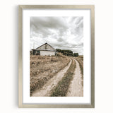 Farmhouse Wall Art – Rustic Path to Barn for Country Style Decor