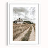 Farmhouse Wall Art – Rustic Path to Barn for Country Style Decor