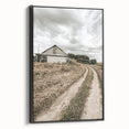 Farmhouse Wall Art – Rustic Path to Barn for Country Style Decor