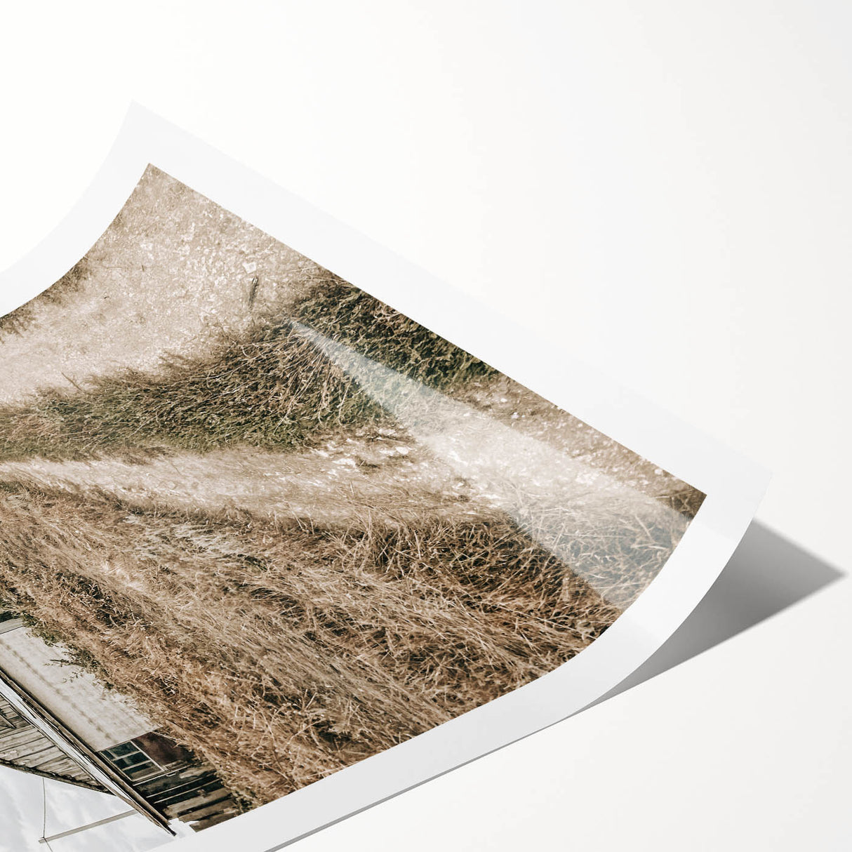 Farmhouse Wall Art – Rustic Path to Barn for Country Style Decor