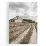 Farmhouse Wall Art – Rustic Path to Barn for Country Style Decor