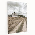 Farmhouse Wall Art – Rustic Path to Barn for Country Style Decor