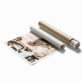 Farmhouse Wall Art – Rustic Chicken in Farmyard Scene for Country Decor