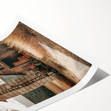 Farmhouse Wall Art – Rustic Barn and Silo Scene for Country Style Decor