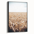 Farmhouse Wall Art Wheat Field Print | Rustic Country Harvest Decor