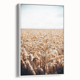 Farmhouse Wall Art Wheat Field Print | Rustic Country Harvest Decor