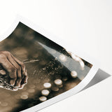 Farmhouse Wall Art – Hands Holding Soil for Rustic Country Decor