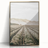 Farmhouse Wall Art: Serene Vineyard Landscape, Rustic Country Decor