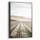Farmhouse Wall Art: Serene Vineyard Landscape, Rustic Country Decor