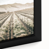 Farmhouse Wall Art: Serene Vineyard Landscape, Rustic Country Decor