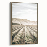 Farmhouse Wall Art: Serene Vineyard Landscape, Rustic Country Decor