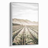 Farmhouse Wall Art: Serene Vineyard Landscape, Rustic Country Decor