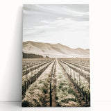 Farmhouse Wall Art: Serene Vineyard Landscape, Rustic Country Decor