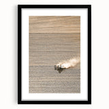 Farmhouse Wall Art: Rustic Field with Tractor, Country Style Decor