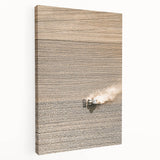 Farmhouse Wall Art: Rustic Field with Tractor, Country Style Decor