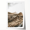 Farmhouse Wall Art: Sunlit Vineyard Rows, Rustic Country Charm Decor