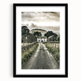 Farmhouse Wall Art: Stone Farmhouse Pathway, Rustic Country Charm Decor