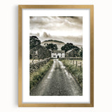 Farmhouse Wall Art: Stone Farmhouse Pathway, Rustic Country Charm Decor