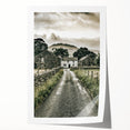 Farmhouse Wall Art: Stone Farmhouse Pathway, Rustic Country Charm Decor