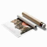 Farmhouse Wall Art: Red Barn in the Woods, Rustic Country Style Decor