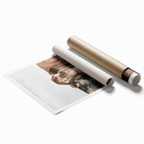 Farmhouse Wall Art: Rustic Cow Portrait, Country Livestock Decor