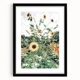 Farmhouse Wall Art: Bright Sunflowers in Bloom, Rustic Country Decor