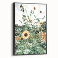 Farmhouse Wall Art: Bright Sunflowers in Bloom, Rustic Country Decor