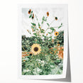 Farmhouse Wall Art: Bright Sunflowers in Bloom, Rustic Country Decor
