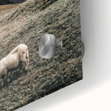 Farmhouse Sheep Mountain Art – Rustic Country Style Wall Decor